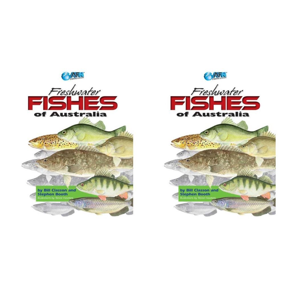 Afn Freshwater Fishes of Australia Fish Guide Book 144-Pages 24cm Paperback (2 Pack)