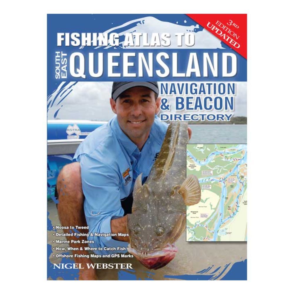 Afn Fishing Atlas to South East Queensland Fishing Atlas Ringed Book 30x23cm