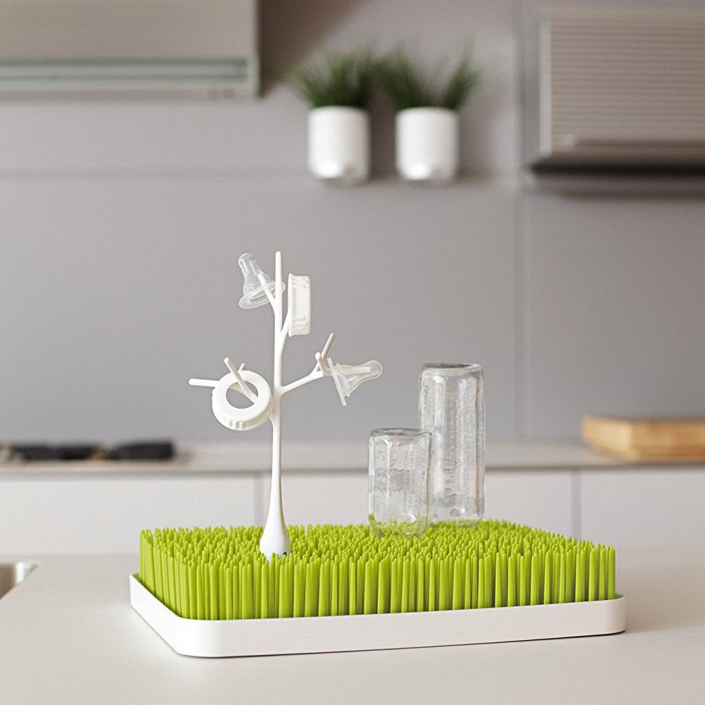 Boon Twig White Bottle Baby Drying Rack Accessory for Grass/Lawn Countertop — image 2