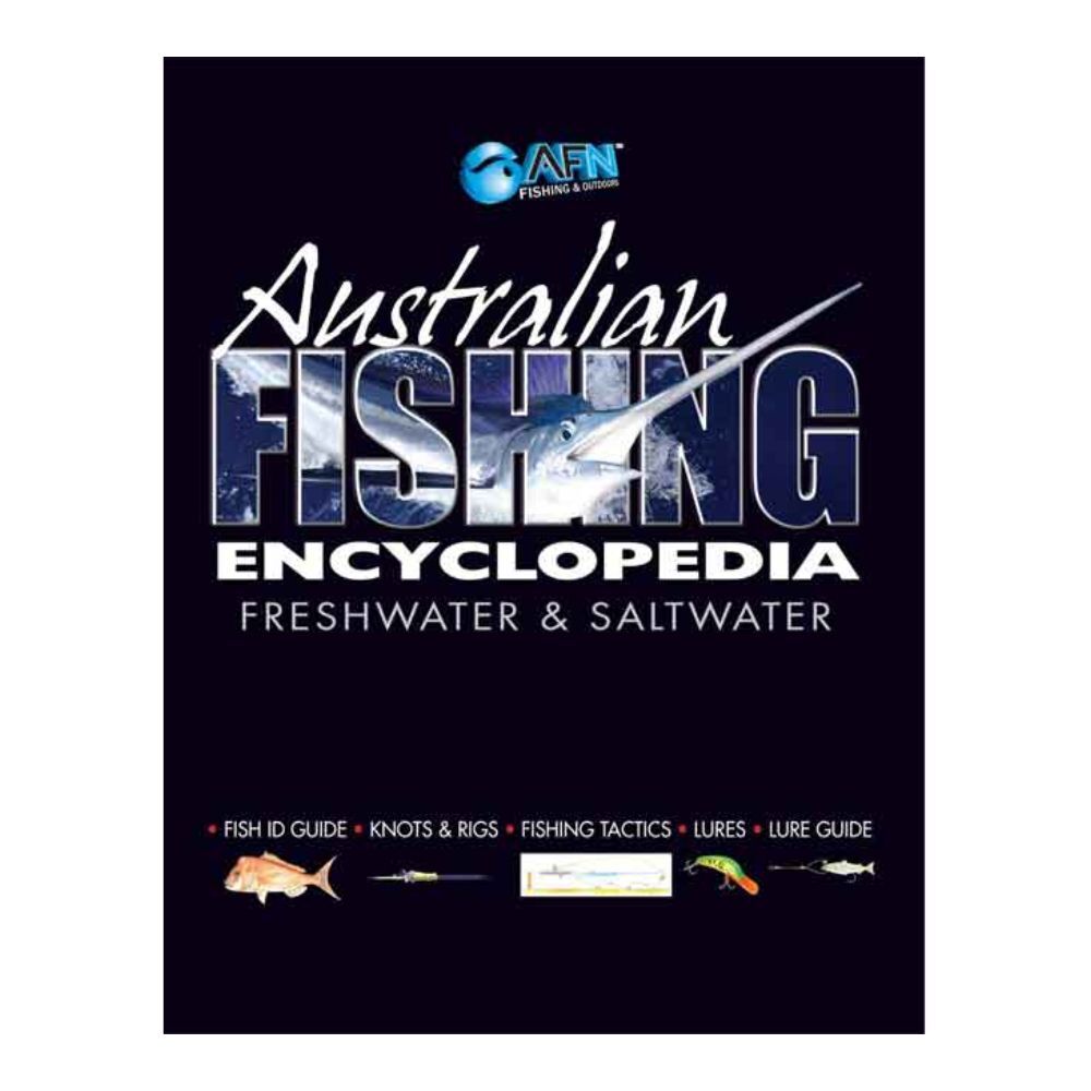 Afn Australian Fishing Encyclopedia 400-Pages Fish Book 33.3x24.1cm Paperback
