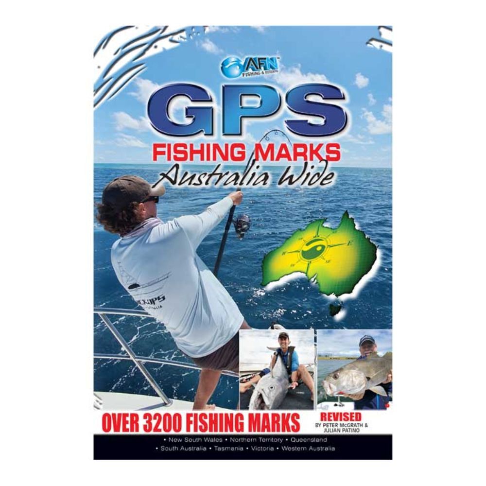 Afn GPS Revised Fishing Marks Australia Wide 144-pages 26.5x19.5cm Paperback