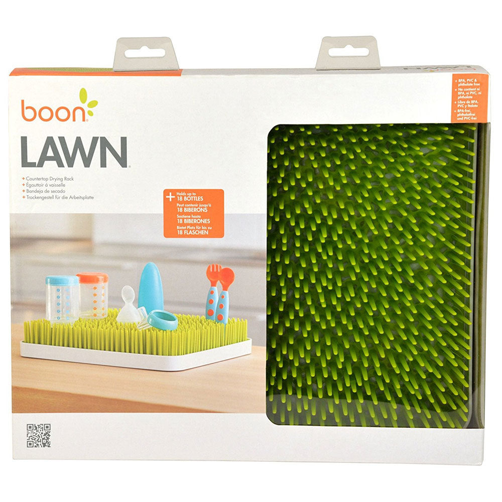 Boon Lawn Countertop Drying Rack/Holder/Dryer Baby Bottle/Utensils Green/White — image 7