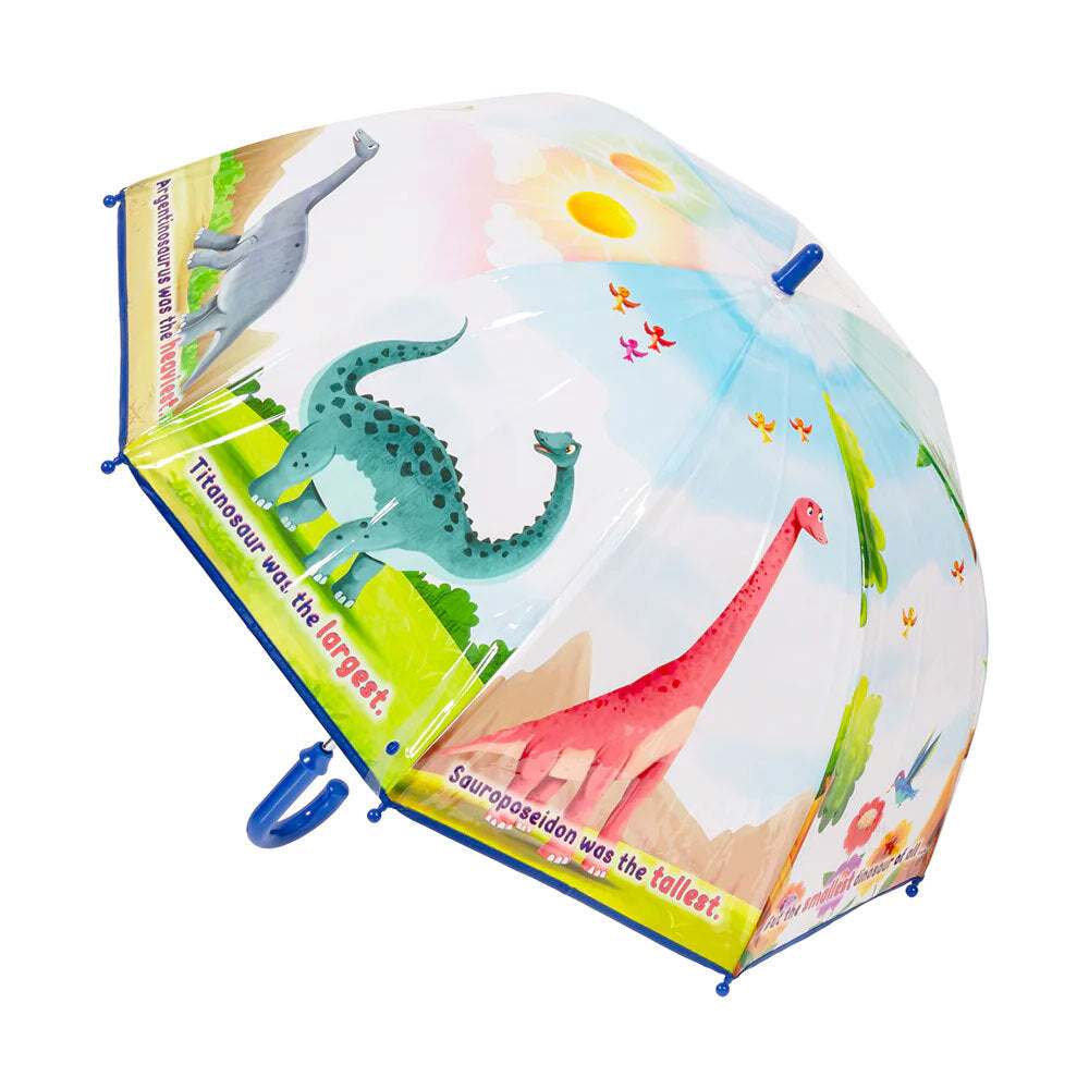 Funbrellerz Once Upon a Time Dinosaur Story Kids/Childrens Rain/Wind Umbrella 3+