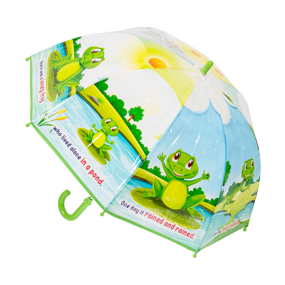 Funbrellerz Once Upon a Time - Frog Story Kids/Childrens Rain/Wind Umbrella 3+ — image 2