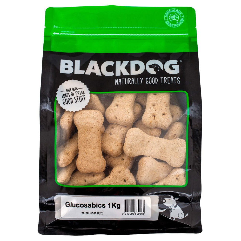 Blackdog 1kg Premium Dog Biscuits Puppy Pet Healthy Food Treats Glucosabic (2 Pieces) — image 2