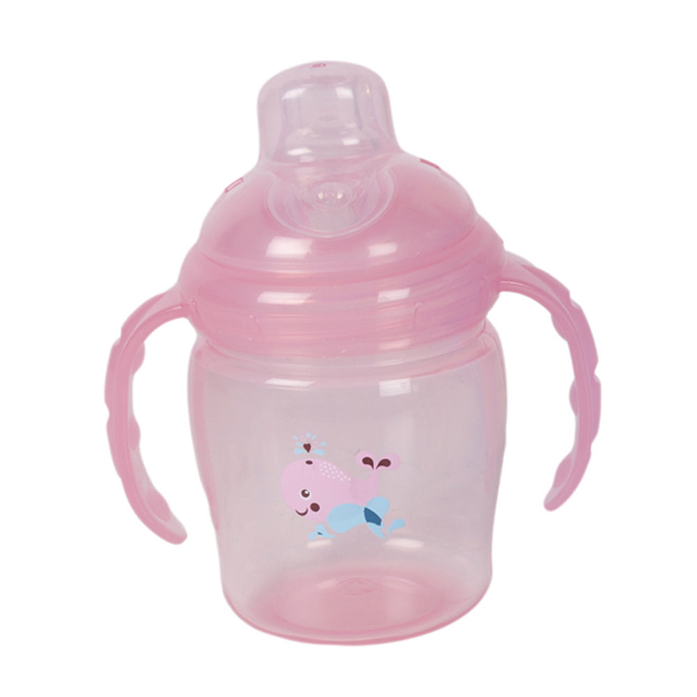 Cuddle Bug Soft Spout Baby/Toddler Training Sippy Cup 225ml Set Pink/Blue