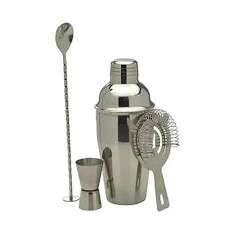 Barpro Stainless Steel Cocktail Set Bar Kit Set Silver (4 Pieces) — image 2