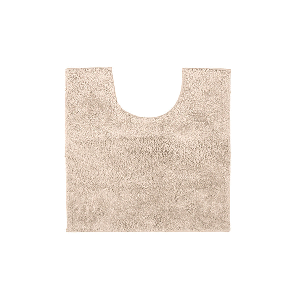 Bambury Ultra soft Microplush Contour Mat 50 x 50cm Buff Woven Raised Pile