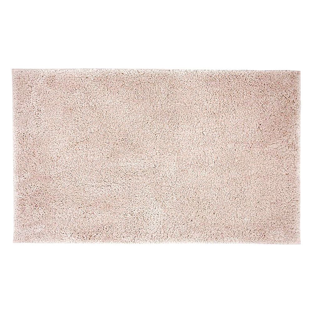 Bambury Ultra soft Microplush Giant Bath Mat 60 x 100cm Buff Woven Raised Pile