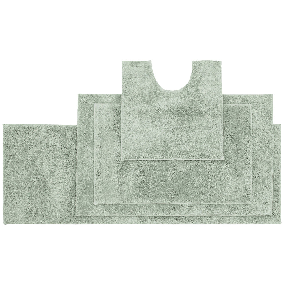 Bambury Ultra soft Microplush Giant Bath Mat 60 x 100cm Sage Woven Raised Pile — image 2