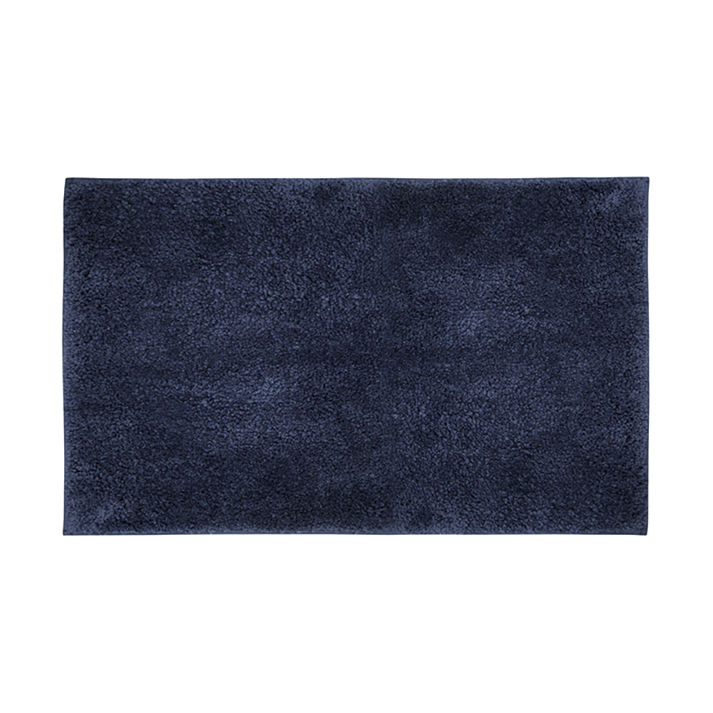 Bambury 50 x 80cm Home Living Ultra soft Microplush Large Bath Mat Navy
