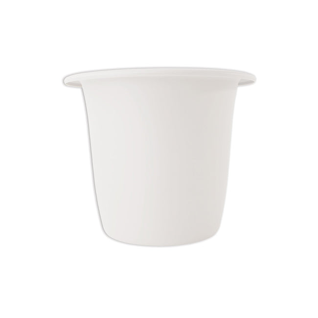 Homeleisure Balconia Round Planter Flower/Plant Pot Garden Decor 25cm White