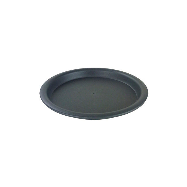 Homeleisure Balconia Round Indoor/Outdoor Plant Saucer For 35cm Pot Charcoal