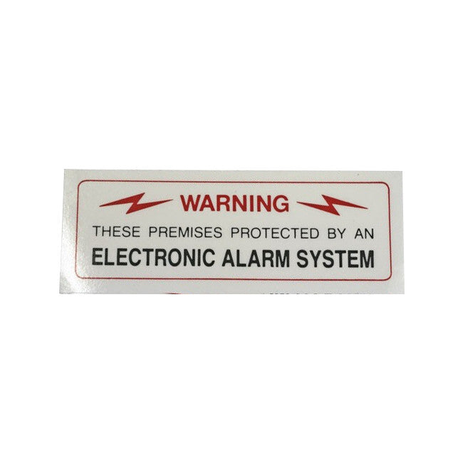 Ness BAS1060 145mm Window Security Warning Sticker Electronic Alarm System Sign — image 2
