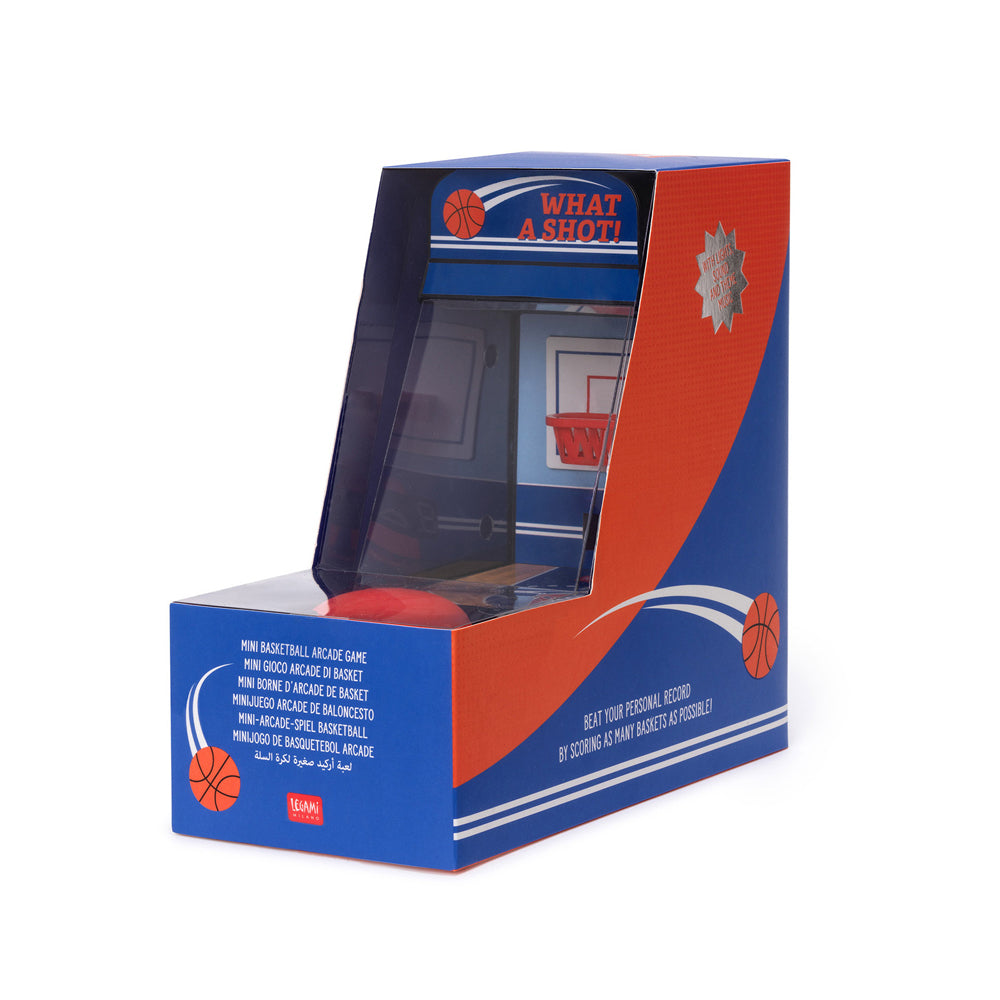 Legami Legami What a Shot Mini Basketball Arcade Pump Game Kids/Children Toy — image 2