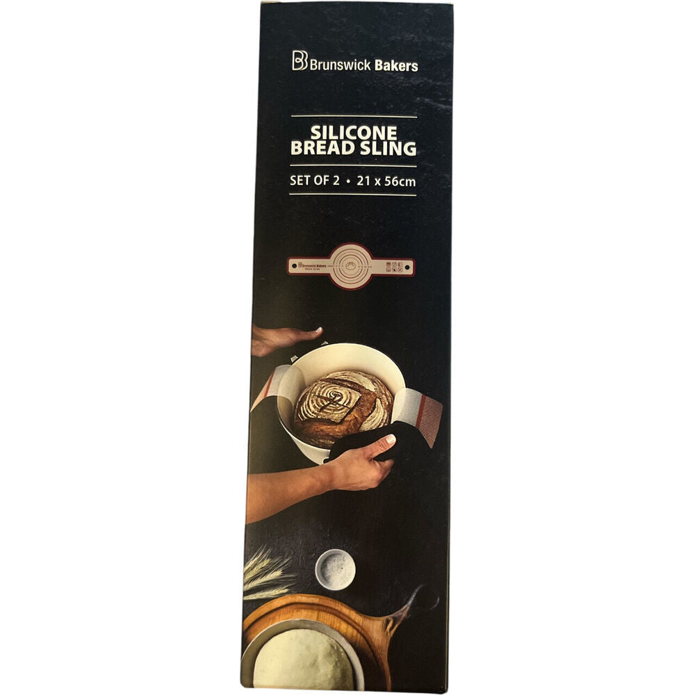 Brunswick Bakers Heat-Resistant Non-Stick Silicone Bread Sling 21x56cm (2 Pieces) — image 4