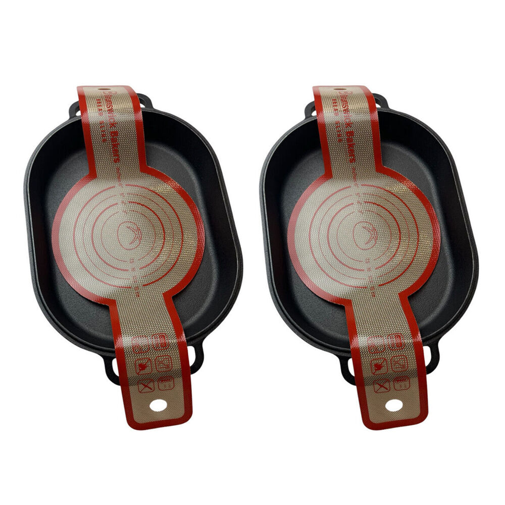 Brunswick Bakers 2pc Brunswick Bakers Heat-Resistant Non-Stick Silicone Bread Sling 21x56cm (2 Pack)