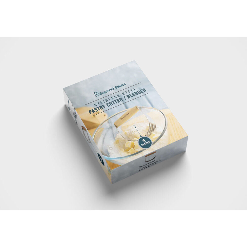 Brunswick Bakers Stainless Steel 5-Blades Pastry Cutter/ Blender Baking Tool — image 3