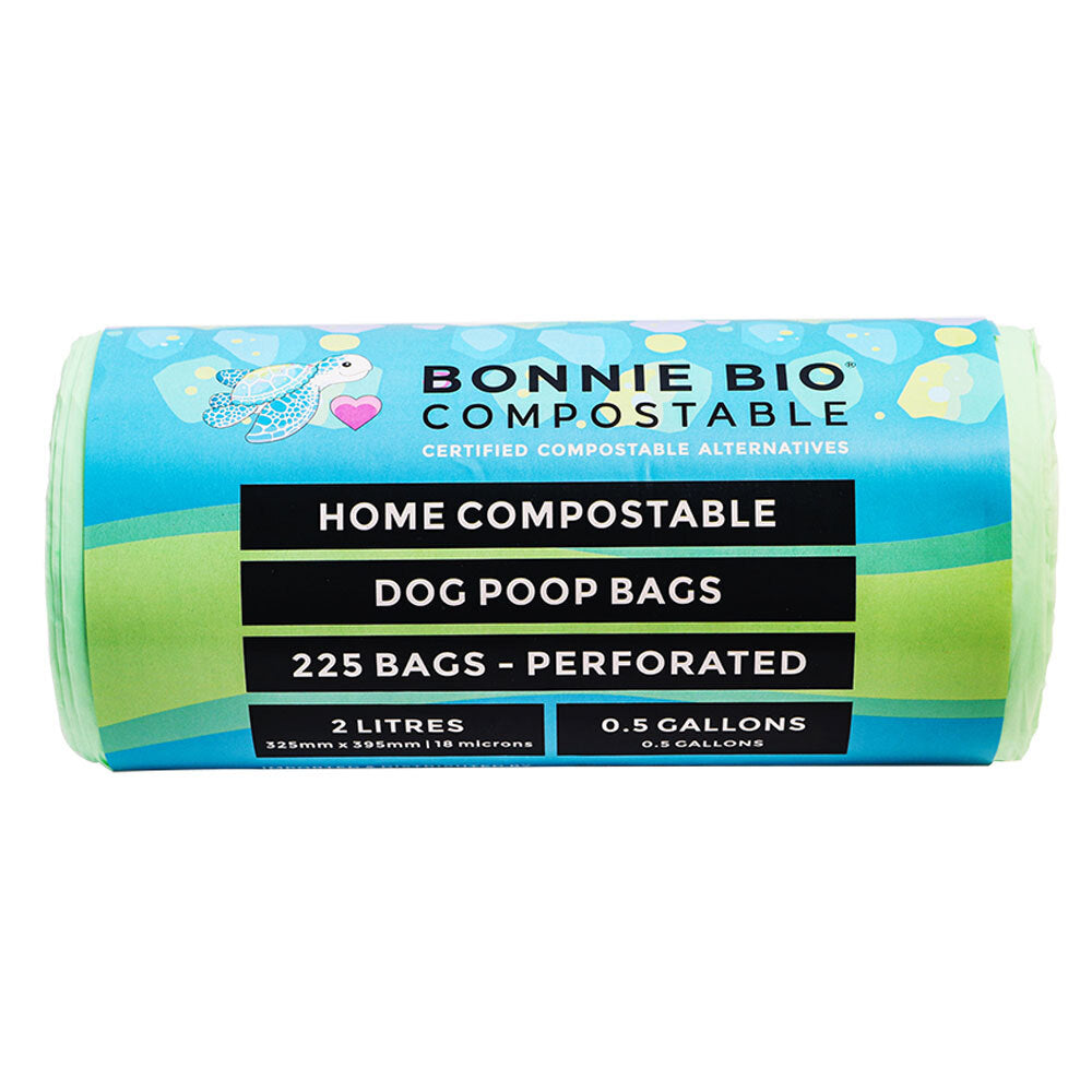 Bonnie Bio Compostable 2L Dog Poop/Poo/Waste Clean Up Bags Green Eco (225 Pack) — image 2