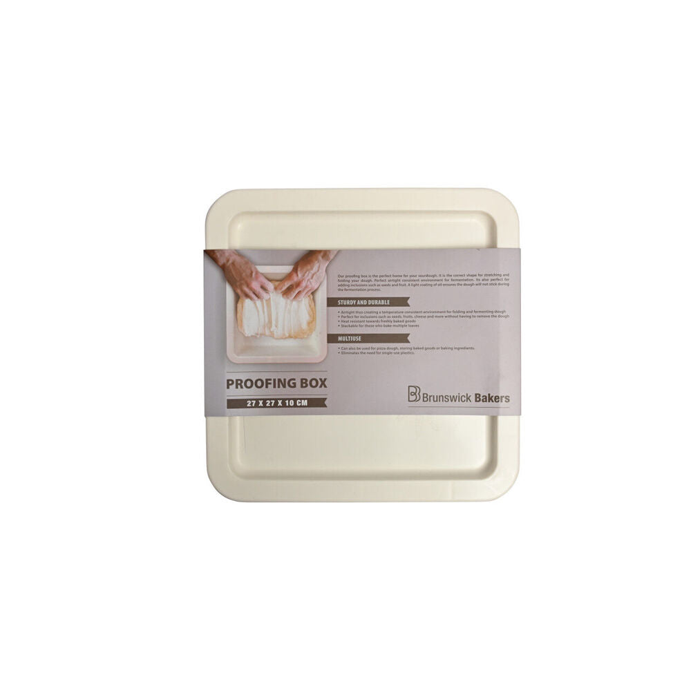 Brunswick Bakers Sourdough Dough Proofing Box Reusable 31.5x31.5cm White