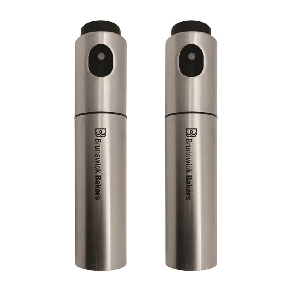 Brunswick Bakers Seasoning Oil Spray Bottle Dispenser Container 18x4cm (2 Pack)
