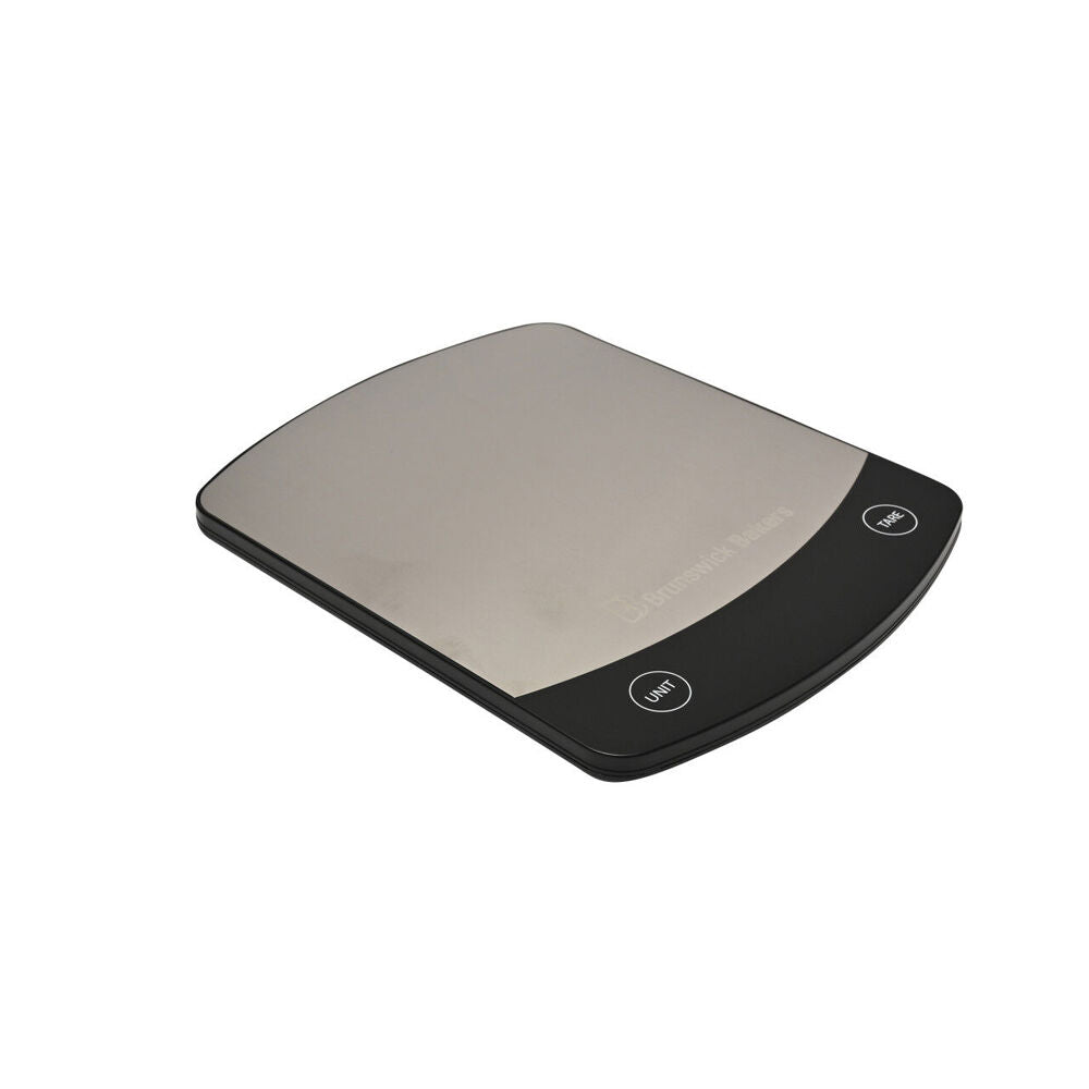 Brunswick Bakers 25x20cm Flour Weighing 10kg Stainless Steel Kitchen Scale