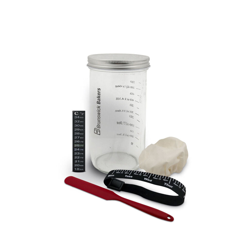 Brunswick Bakers 6pc Brunswick Bakers Sourdough Starter Kit Home DIY Bread Making/Baking Tools (2 Pack) — image 2