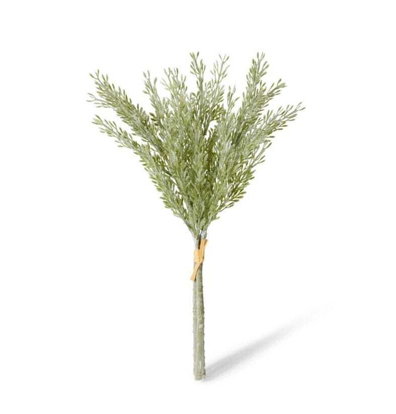 E Style 40cm Plastic Dusty Miller Bundle Artifical Faux Flower Decor Sage