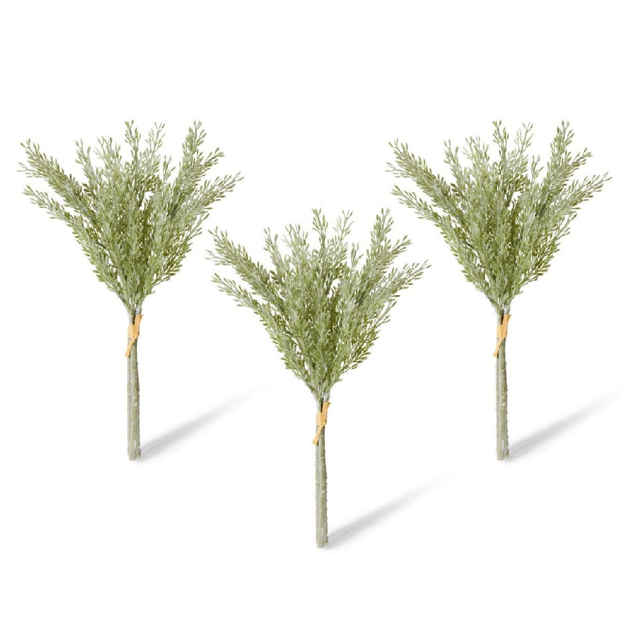 E Style 40cm Plastic Dusty Miller Bundle Artifical Faux Flower Decor Sage (3 Pack)