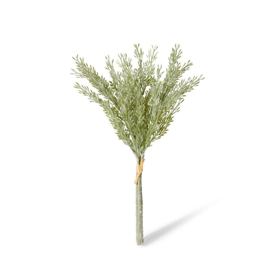 E Style 40cm Plastic Dusty Miller Bundle Artifical Faux Flower Decor Sage (3 Pack) — image 2