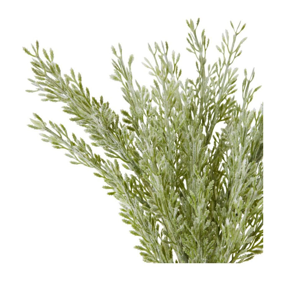 E Style 40cm Plastic Dusty Miller Bundle Artifical Faux Flower Decor Sage (3 Pack) — image 3