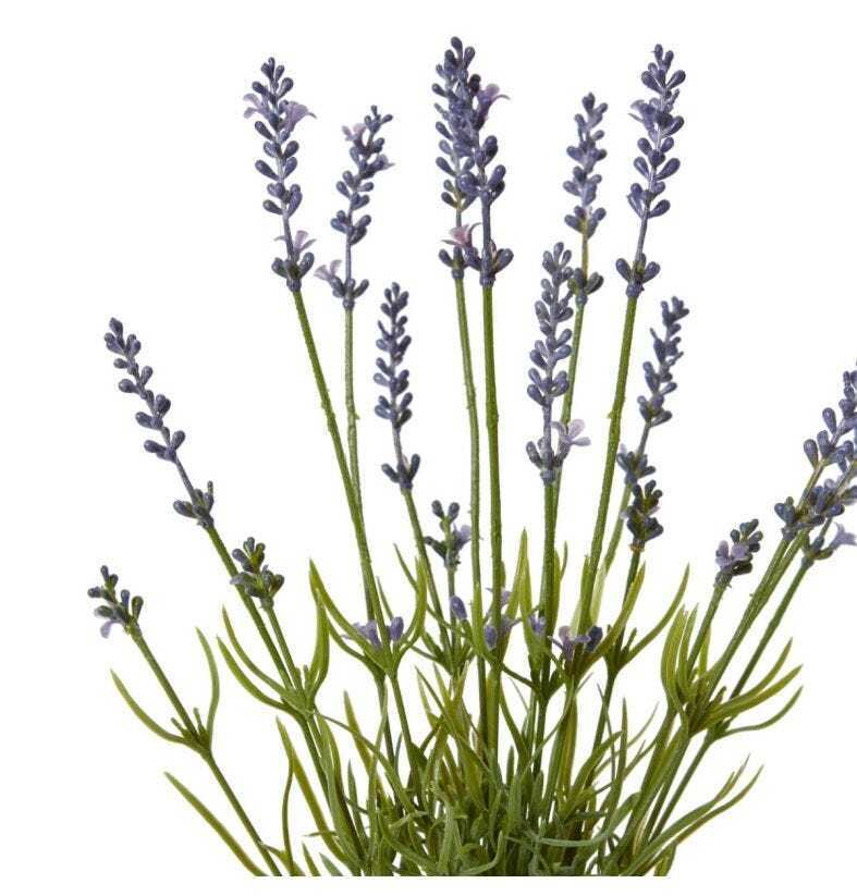 E Style 41cm Plastic Lavender Bundle Artifical Faux Flower Decor Purple — image 2