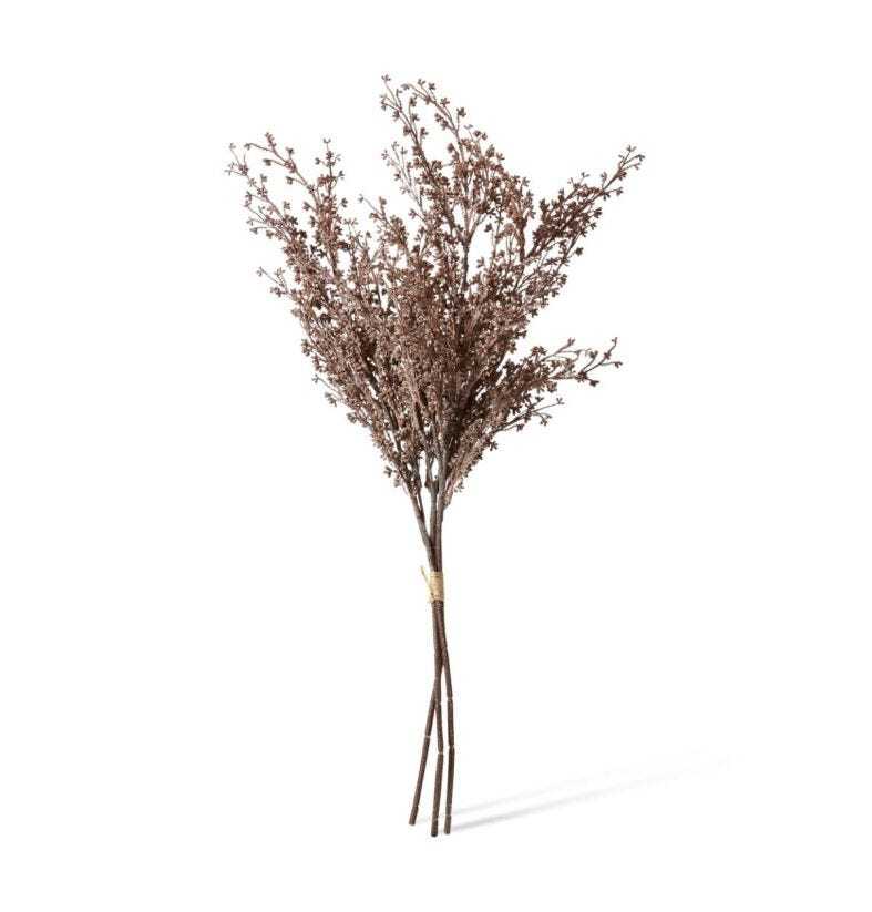 E Style 61cm Plastic Heather Decor Bundle Artifical Faux Flower Dusty Pink