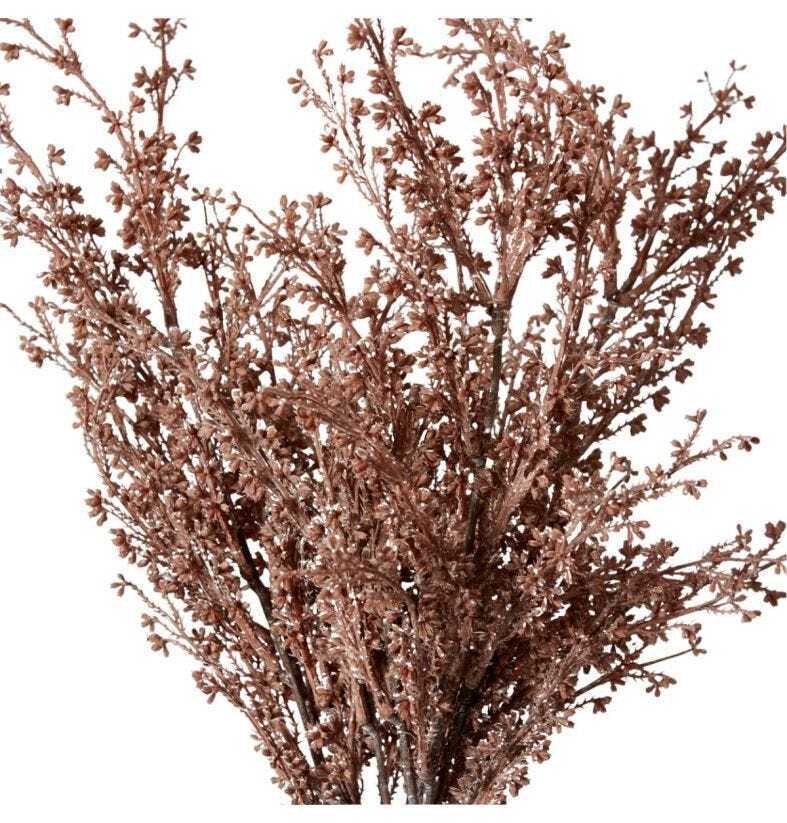 E Style 61cm Plastic Heather Decor Bundle Artifical Faux Flower Dusty Pink — image 2