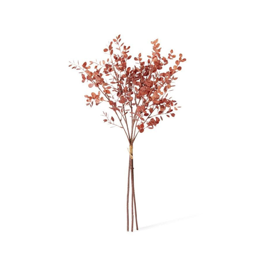 E Style 72cm Plastic Eucalyptus Decor Bundle Artifical Plant Dusty Red (2 Pack) — image 2