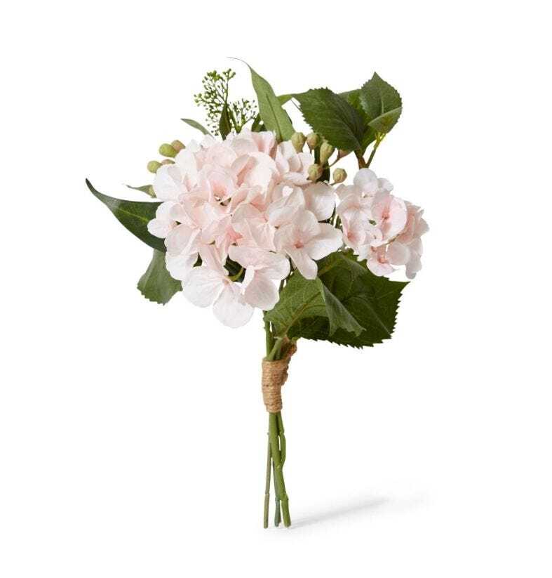 E Style 30cm Plastic Hydrangea Sadie Bouquet Artifical Flower Decor Pink