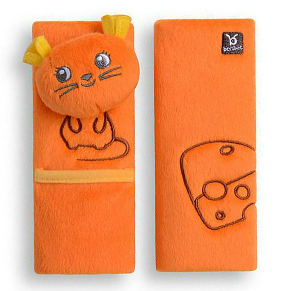 Benbat Mouse Pals Car Seat Belt Safety Cover 1-4y Baby/Kids/Child Strap/Pads or