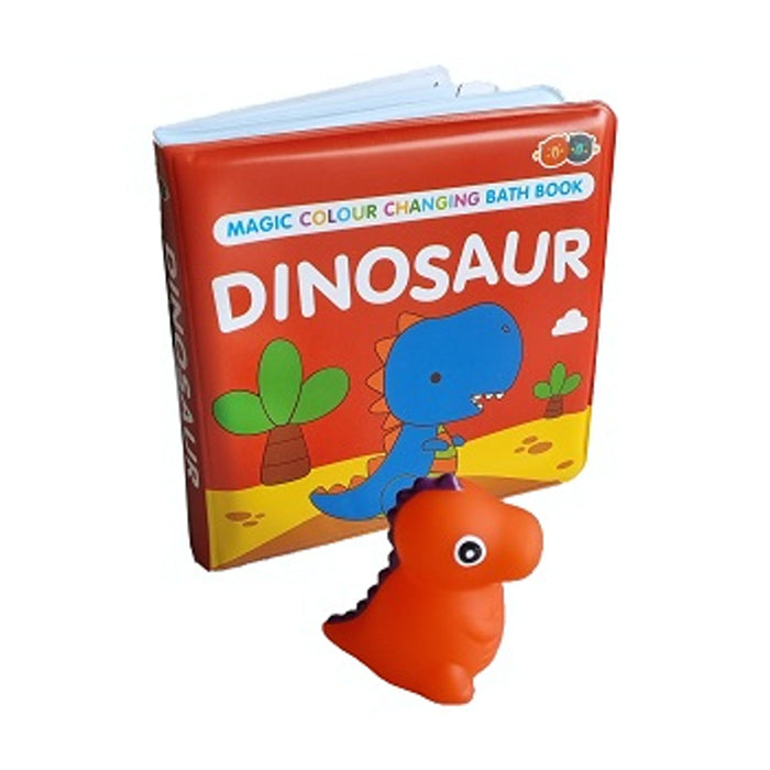 Buddy & Barney Magic Colour Changing Bath Book & Toy Dinosaur Kids Fun Play 1y+ — image 4