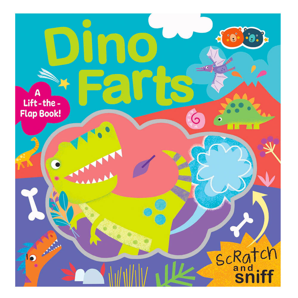 Buddy & Barney Scratch & Sniff Kids/Childrens Fart Flip Book - Dinosaur 1+
