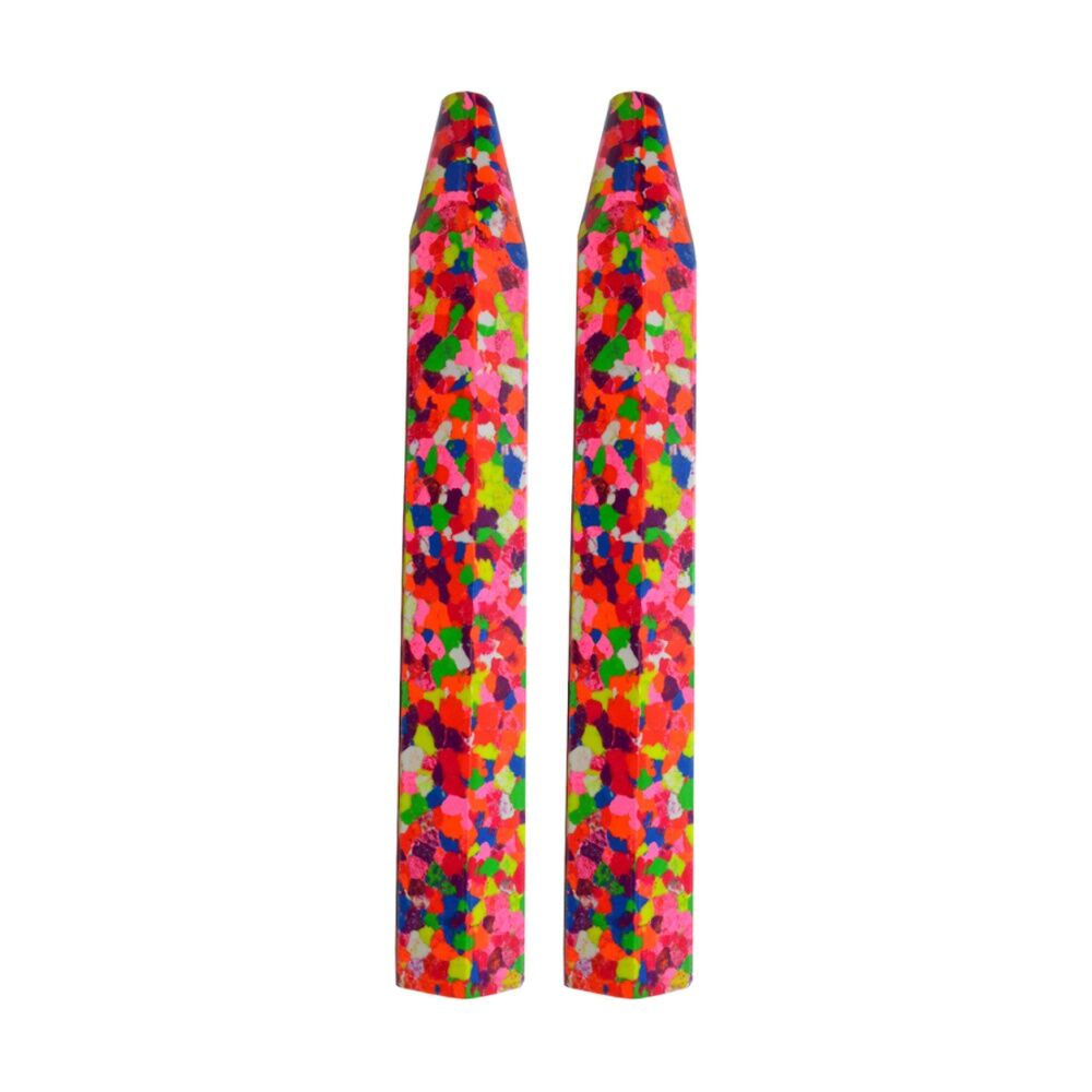 Buddy & Barney Wacky Giant Jumbo Neon Crayon Childrens Drawing 3Y+ (2 Pack)