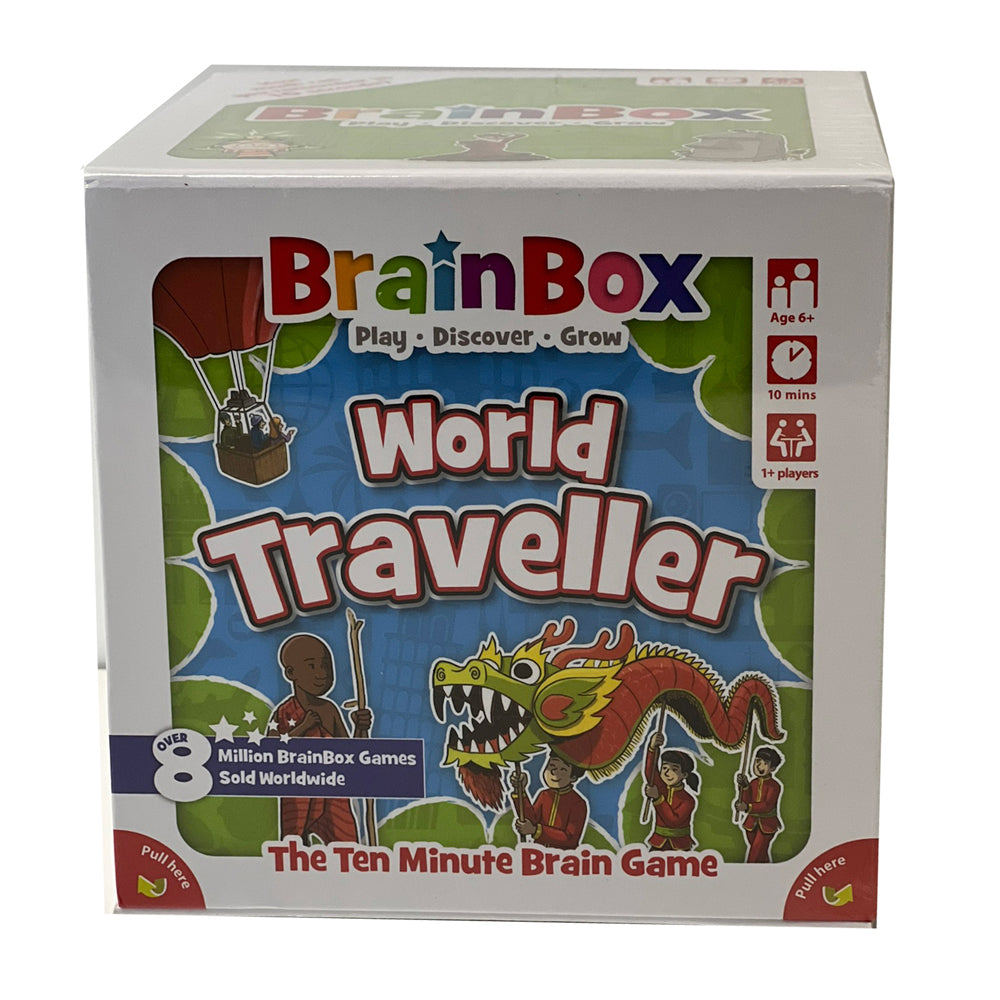 Brainbox World Traveller Educational Fun Brain Skill Memory Card Game Kids 6y+