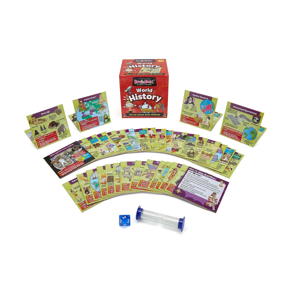 Brainbox World History Educational Fun Brain Skill Memory Card Game Kids 8y+ — image 2