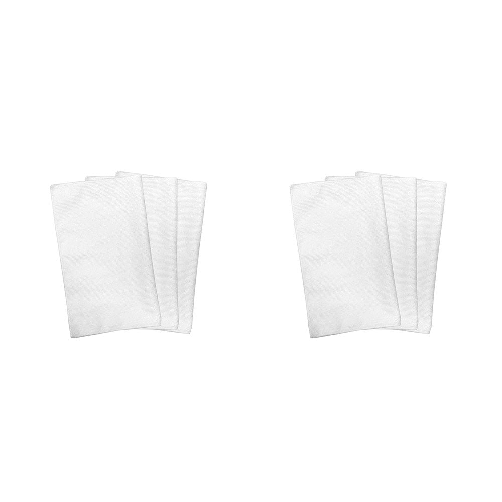 Bambury Ultra soft Facial Cleansing Cloth 3pk White Knitted Home Decor (2 Pack)