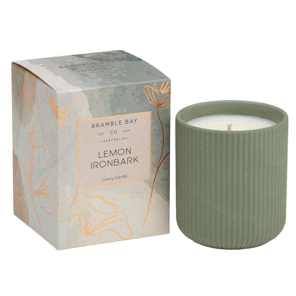 Bramble Bay Native Plum Lemon Ironbark Scented Ceramic Candle 270g (2 Pack) — image 2