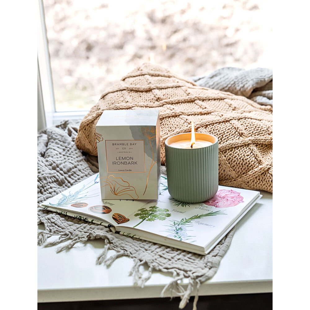 Bramble Bay Native Plum Lemon Ironbark Scented Ceramic Candle 270g (2 Pack) — image 3