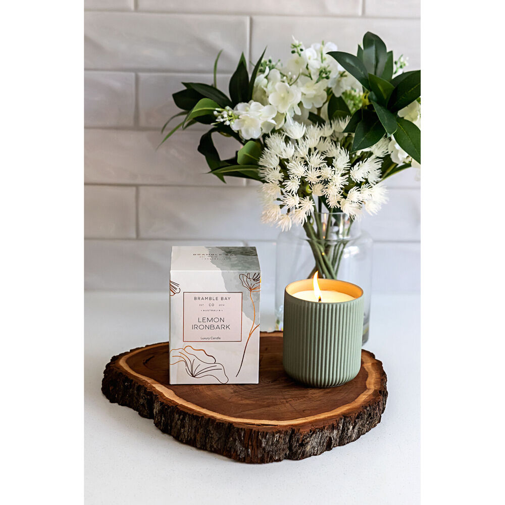 Bramble Bay Native Plum Lemon Ironbark Scented Ceramic Candle 270g (2 Pack) — image 7