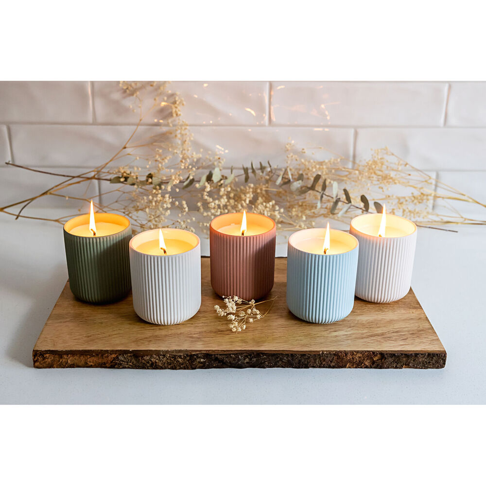 Bramble Bay 270g Native Plum Dessert Rose Scented Ceramic Candle — image 5