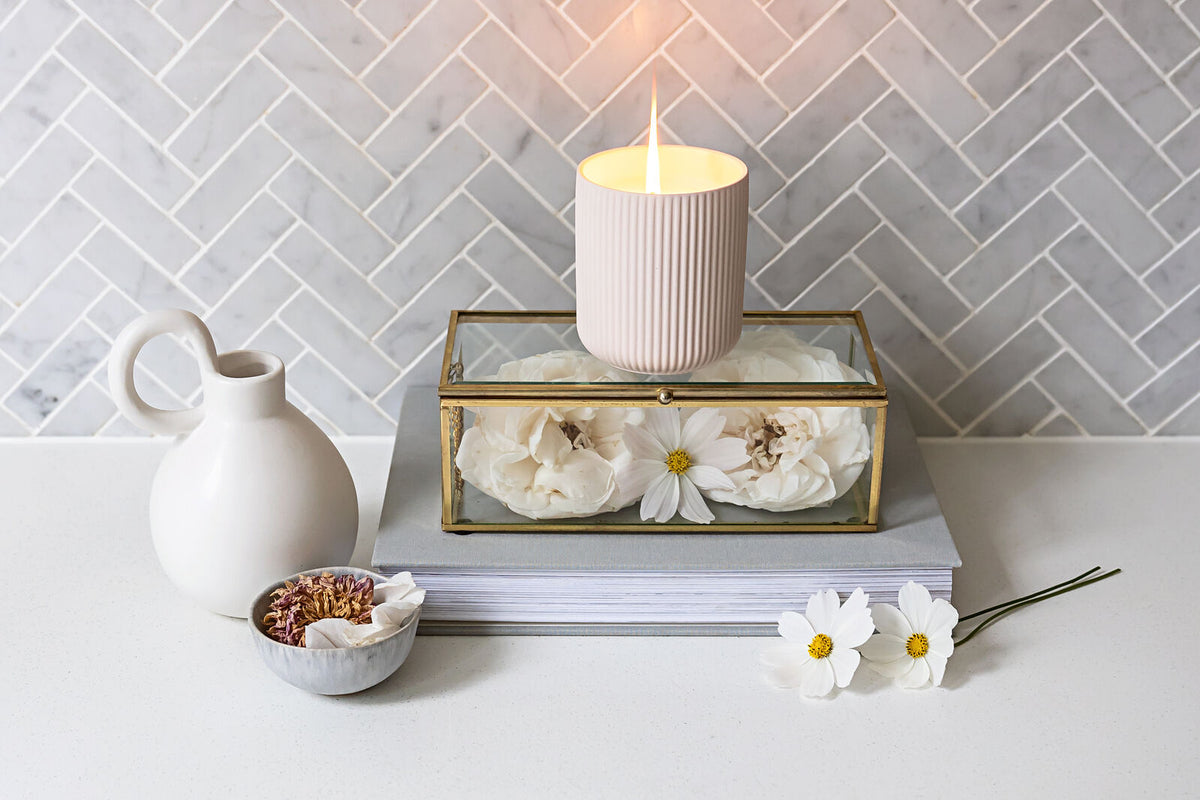 Bramble Bay Native Plum Dessert Rose Scented Ceramic Candle 270g (2 Pack) — image 4