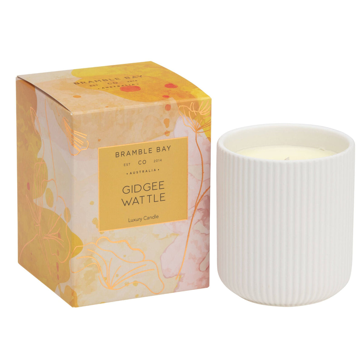 Bramble Bay Native Plum Gidgee Wattle Scented Ceramic Candle 270g (2 Pack) — image 2