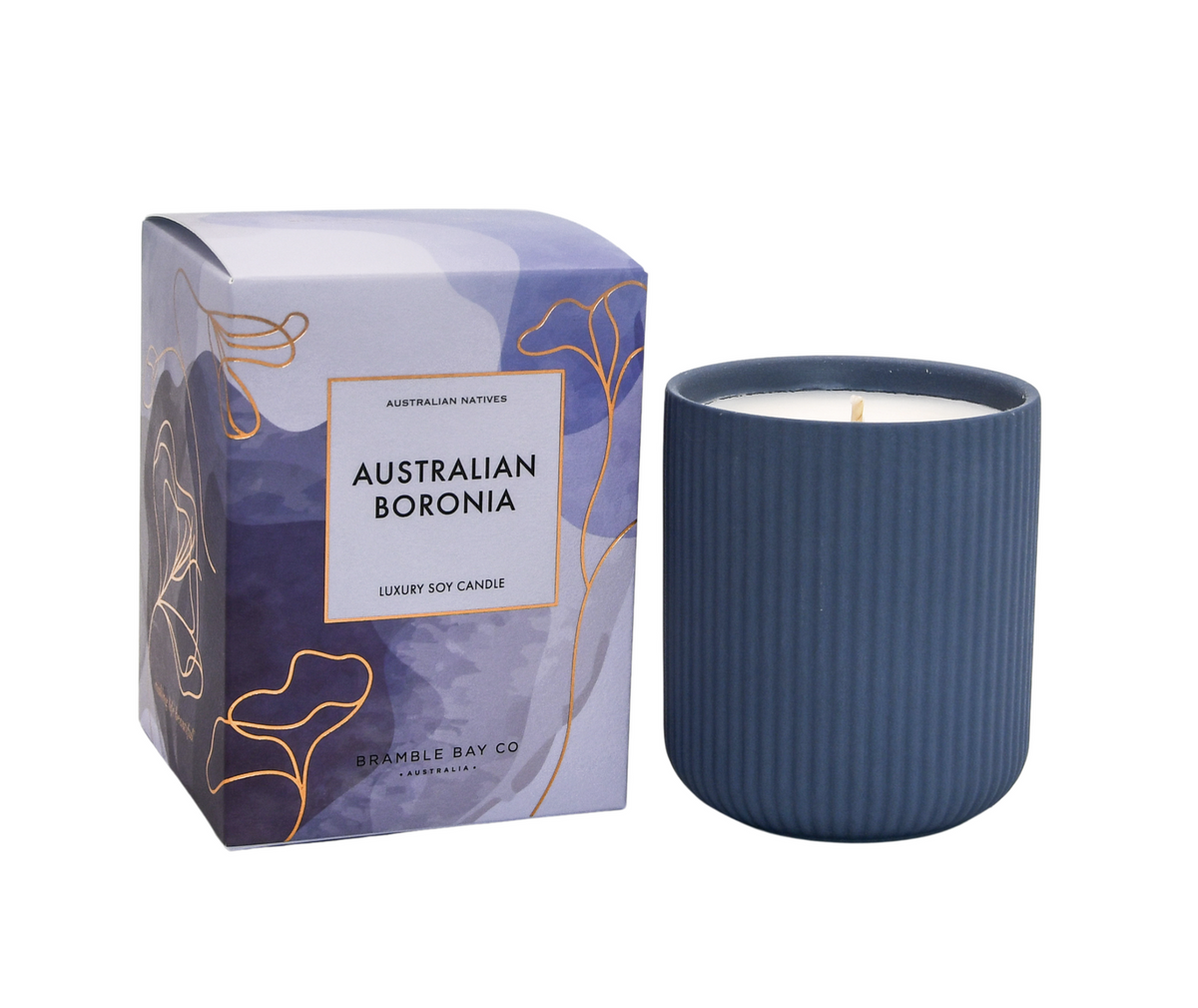 Bramble Bay Native Plum Australian Boronia Scented Ceramic Candle 270g (2 Pack) — image 2